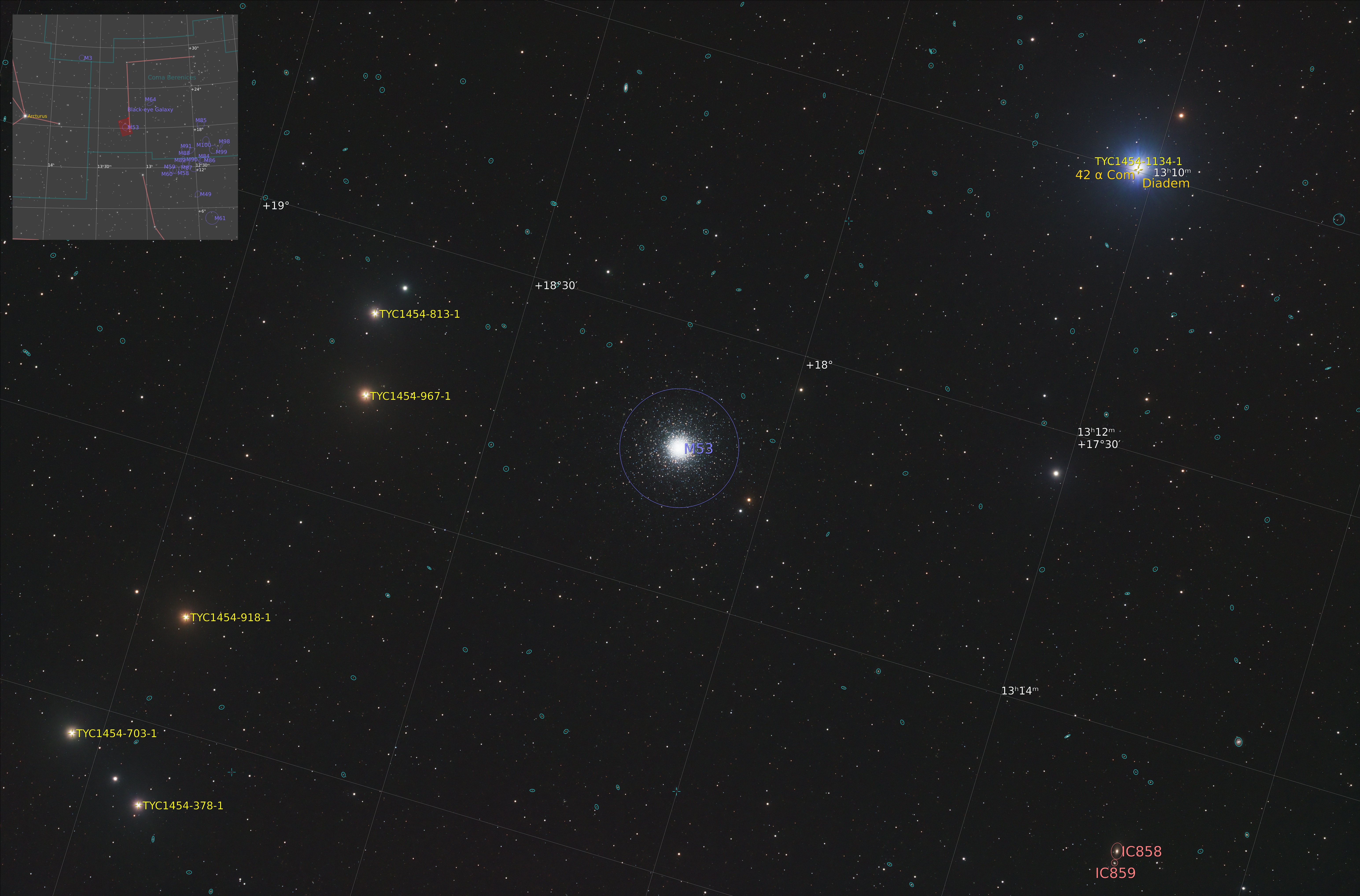 M53, annotated