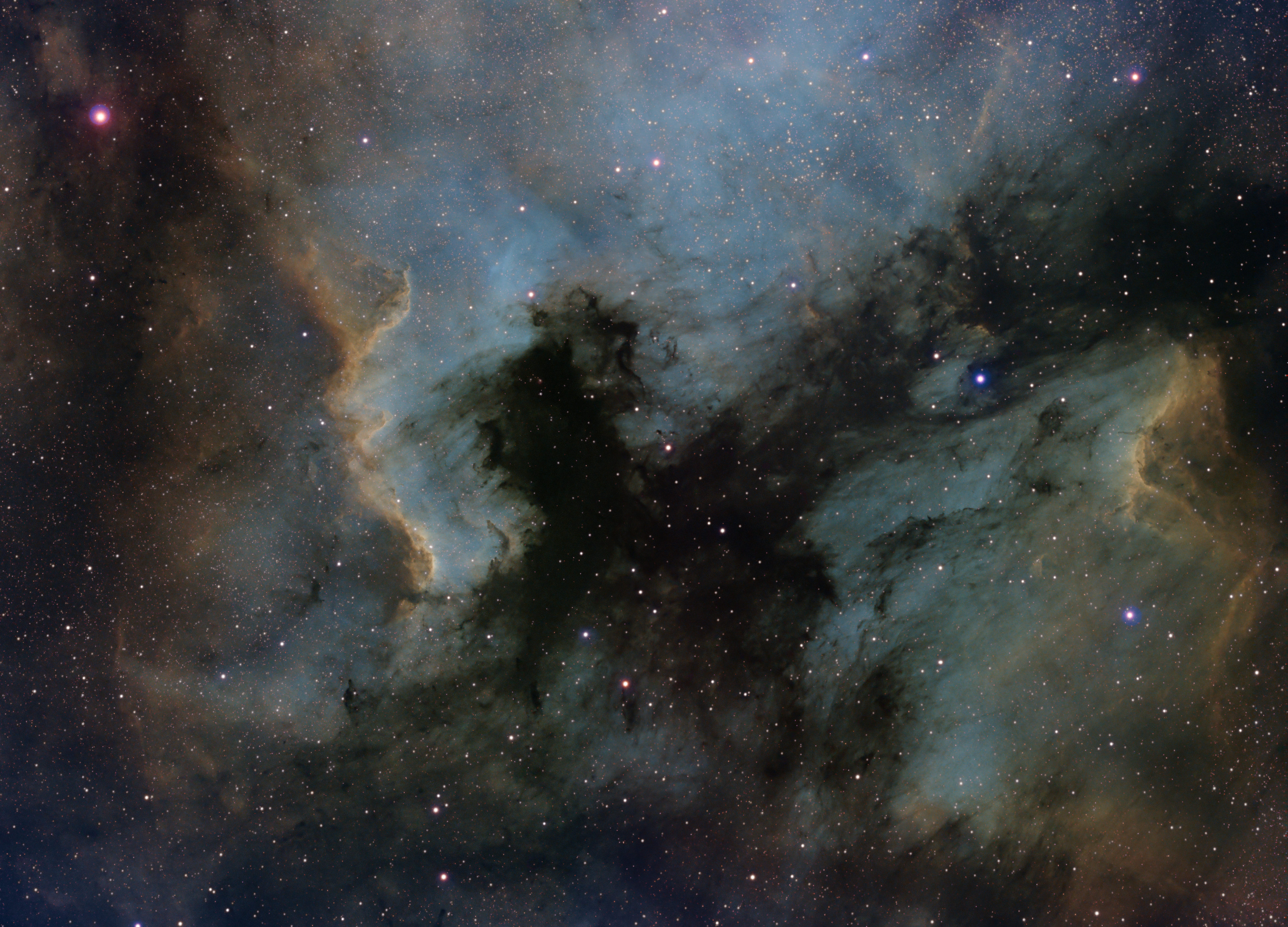 North America Nebula, narrowband)