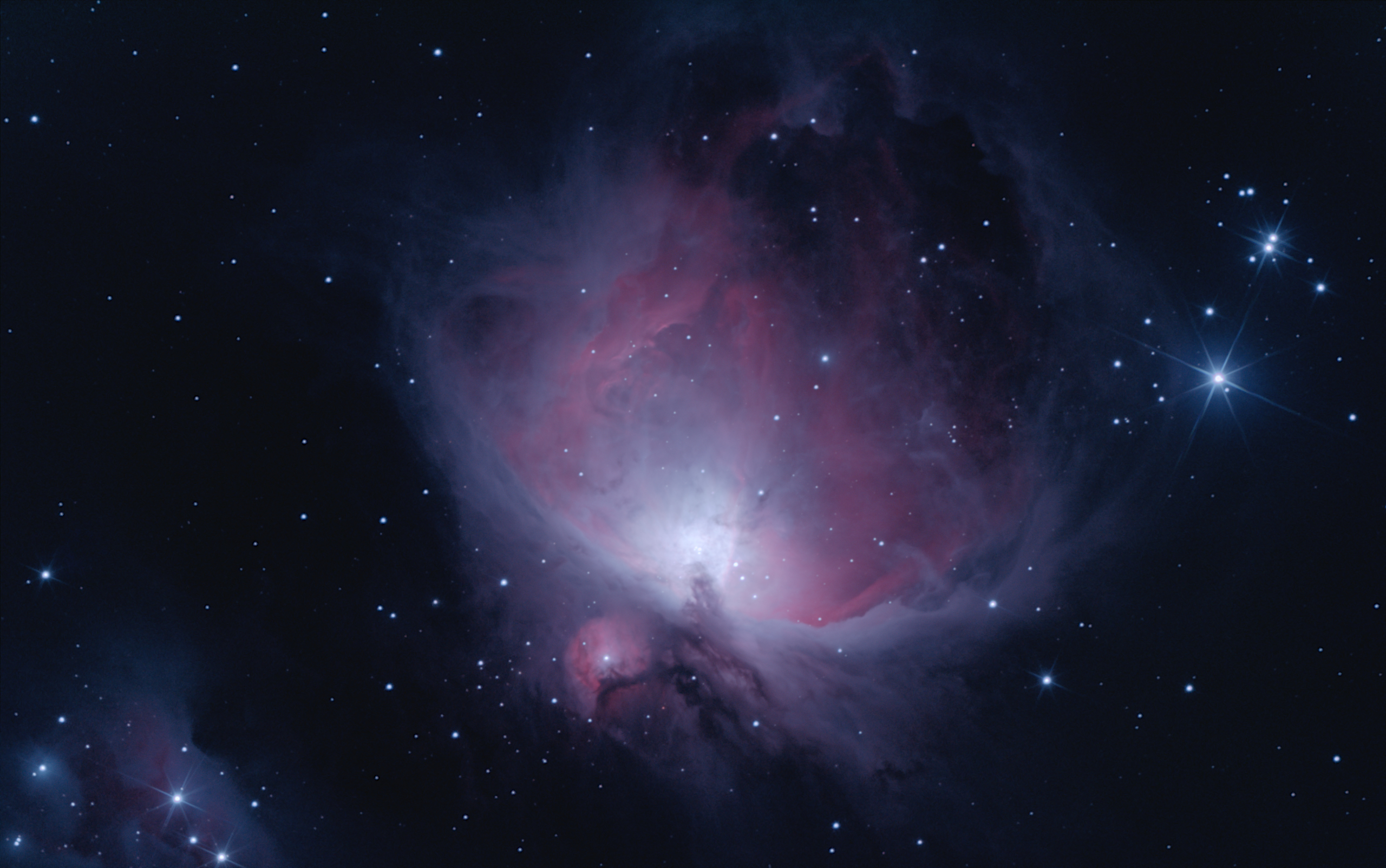 Orion Nebula, 2021 March (RGB + Hα + O-III)